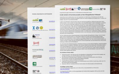 Gemeinsame Erklärung: Bürgerinitiativen gegen milliardenteure und klimabelastende Bahnprojekte